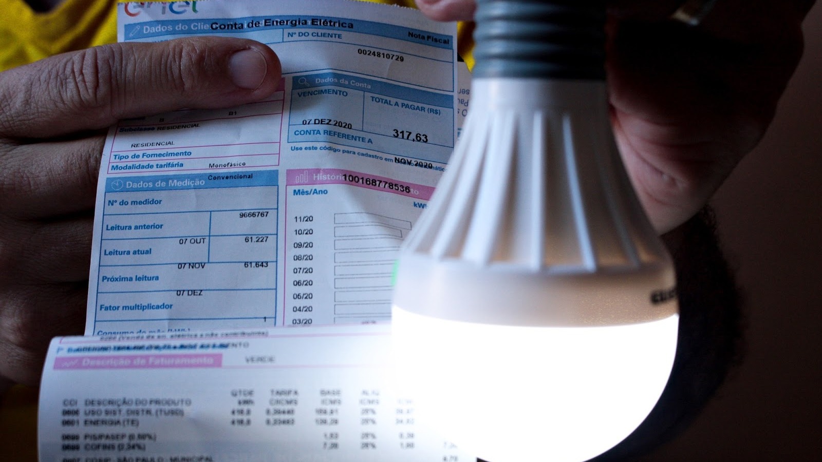 Conta de energia segue sem taxa extra em 2026 e alívio chega ao bolso dos brasileiros